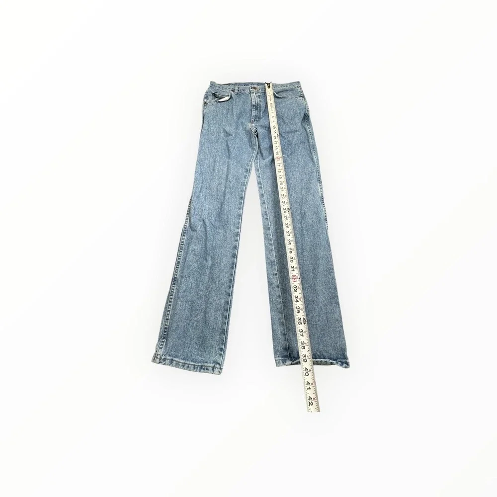 Wrangler Jeans Mens 32x31 Blue Straight Leg Denim High Rise‎ Classic 5-Pocket